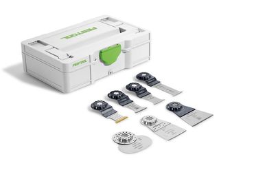 Festool Oszillierer-Sägeblatt-Set SYS3 S 76-OSC-SORT/7, 7-teilig im Systainer S 76