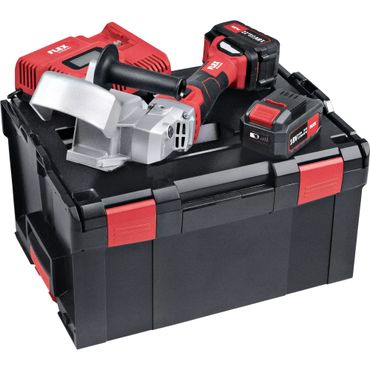 Flex Rinnenträger Einlassfräse RFE 40 18.0-EC/5.0 Set, 2x 5,0 Ah und Ladegerät in L-BOXX