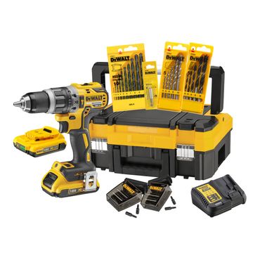 DeWALT Akku-Schlagbohrschrauber-Set DCK796D2T, 18V, 2x 2,0 H und Ladegerät + Zubehör