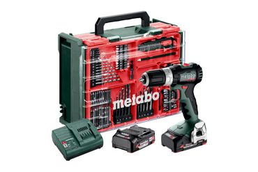 Metabo Akku-Schlagbohrschrauber SB 18 L BL Set 2x 2,0 Ah und Ladegerät + Zubehör im Koffer