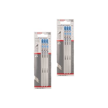 Bosch Stichsägeblatt T 718 BF, Metal-Sandwich, 2x 3er-Pack