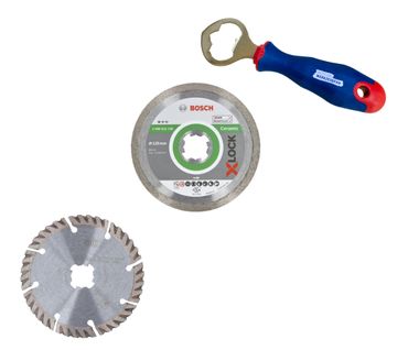 Bosch X-Lock Diamond SET TS für alle Fälle 125 mm + Echter Werkzeugfan Flaschenöffner