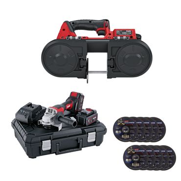 Flex Metallpaket Bandsäge + Winkelschleifer