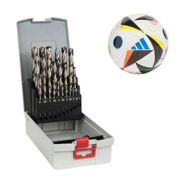 Bosch Metallbohrer-Set HSS-G ProBox 25-teilig 1-13 mm &  EM 2024 Mini Fußball 