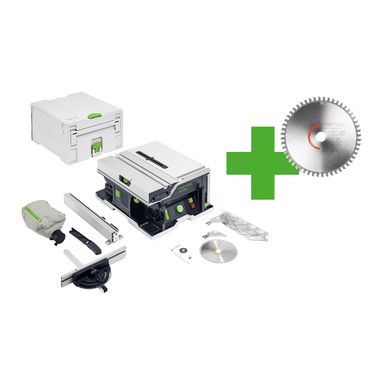 Festool Akku-Tischkreissäge CSC SYS 50 EBI-Basic Master Edition ohne Akku und Ladegerät