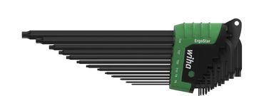 Wiha Stiftschlüssel Set im ErgoStar Halter TORX® MagicSpring® 13-tlg. schwarzoxidiert (43848)