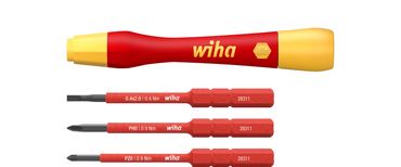 Wiha Feinschraubendreher Set PicoFinish® slimVario® electric 4-tlg. mit slimBits (43167)