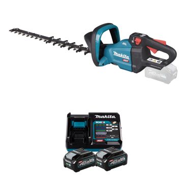 Makita Akku-Heckenschere UH006GPSK4, 60 cm 40V max. 2x 4,0 Ah und Ladegerät