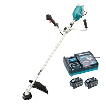Makita Akku-Freischneider UR012GPSK5, 2x40V max. 2x 5,0 Ah und Ladegerät