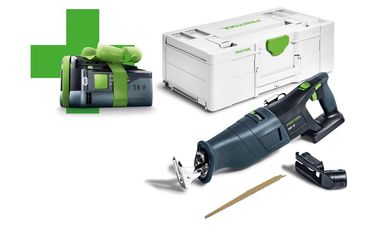 Festool Akku-Säbelsäge RSC 18 EB-Basic-5,0, 1x 5,0 Akku ohne Ladegerät im Systainer