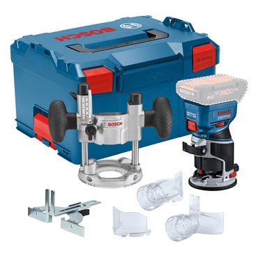 Bosch Akku-Kantenfräse GKF 18V-8 mit Taucheinheit, ohne Akku und Ladegerät in L-BOXX 238