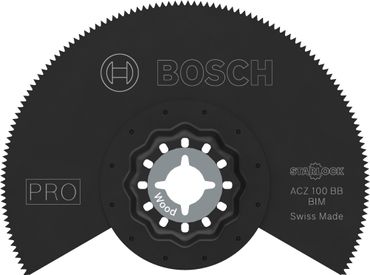 Bosch PRO ACZ 100 BB Blatt für Multifunktionswerkzeuge, 100 mm, 10 Stück