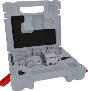 Bosch PRO Multi Material Lochsäge Q-Lock Halter-Set, 15-tlg.