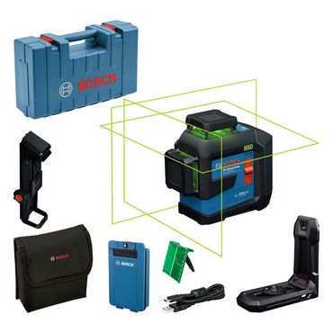 Bosch Linienlaser GLL 80-33 G mit LB10 + DK20 + Akku BA3.7V XL im Koffer