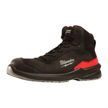 Milwaukee Größe 43 FLEXTRED S3S Sicherheits-Schnürstiefel Leder schwarz