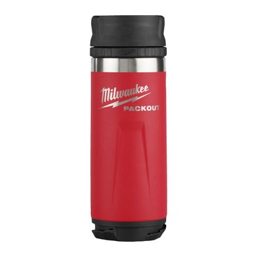 Milwaukee PACKOUT Isolierbecher 530 ml mit Trinkdeckel, rot 