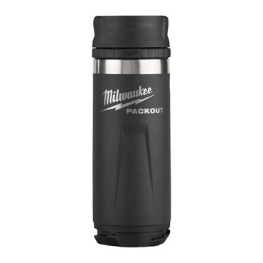 Milwaukee PACKOUT Isolierbecher 530 ml mit Trinkdeckel, schwarz 