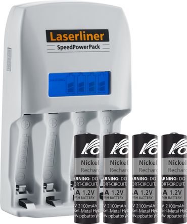 Laserliner Akku-Ladegeät SpeedPowerPackType AA (Mignon) inkl. Akkus