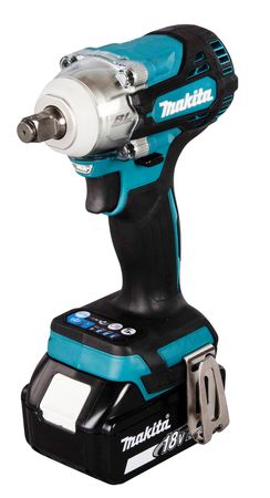 Makita Akku-Schlagschrauber DTW300TJX7, 18V 2x 5,0 Ah und Ladegerät im MAKPAC + 14-tlg. Schlagnuss-Set