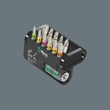 Wera Bit-Check 12 Wood TORX HF, 12-tlg. mit Haltefunktion