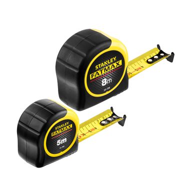 Stanley FATMAX® BLADEARMOR® Bandmaß 8 m und 5 m (32 mm breit) im Doppelpack 