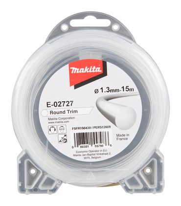 Makita Mähfaden rund 1,3 mm x 15 m, E-02727