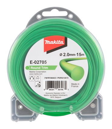 Makita Mähfaden rund 2,0mm x 15 m E-02705