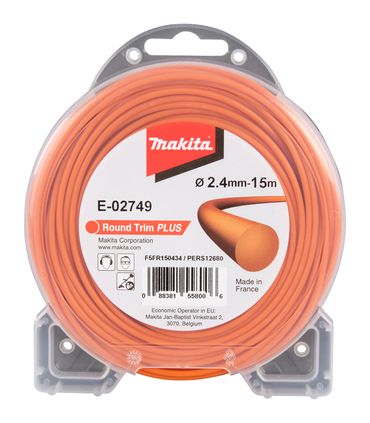 Makita Mähfaden rund 2,4 mm x 15 m, E-02749