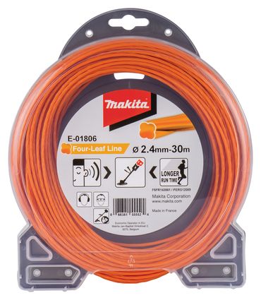 Makita Mähfaden Four Leaf 2,4 mm x 30 m, E-01806