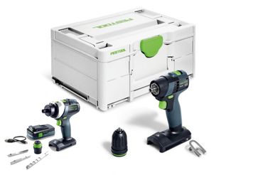 Festool Akku-Bohrschrauber TXS 18-Basic ohne Akku und Ladegerät + Festool Spielzeug-Akku-Bohrschrauber TY-TPC