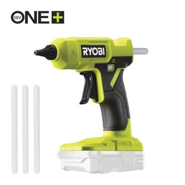RYOBI 18 V ONE+ Akku-Heißklebepistole RGLU18-0, 3 mm Düsendurchmesser, ohne Akku und Ladegerät