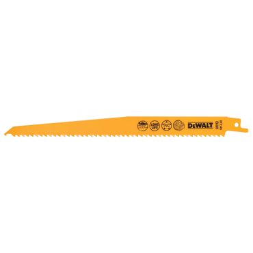 DeWALT Säbelsägeblatt BIM für Holz 228 mm 6TPI, 5 Stück, DT2349