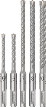 Bosch PRO SDS plus-5X Hammerbohrer-Set, 5.5/6/7/8/10 mm, 5-tlg.
