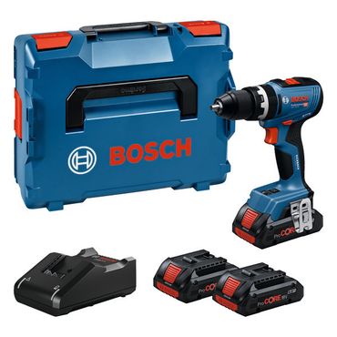 Bosch Akku-Schlagbohrschrauber GSB 18V-65 3x 4,0 AhProCore und Ladegerät in L-BOXX 136