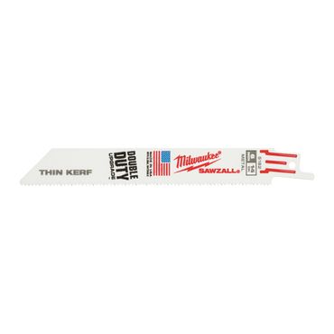 Milwaukee 150 x 1,8 mm (14 TPI) Säbelsägeblatt Metall THIN KERF, 5 Stück