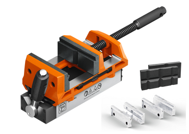 Fein Magnetschraubstock-Set VersaMAG 100 mm + Erhöhungsbacken + Schutzbacken
