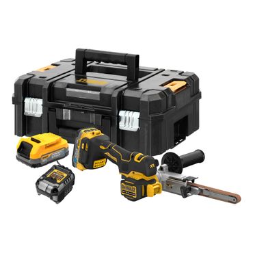 DeWALT Akku-Bandfeile DCM200E2T, 2x 1,7 Ah Powerstack und Ladegerät im TSTAK