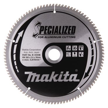 Makita Kreissägeblatt SPECIALIZED 260 x 30 mm, 100 Zähne