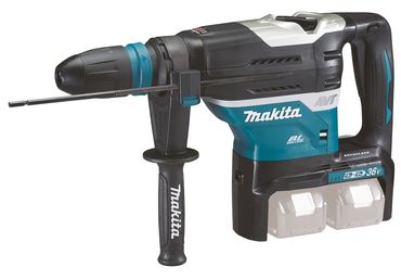 Makita Akku-Bohrhammer DHR400ZKUN, SDS-MAX, 2x 18V ohne Akku und Ladegerät im Koffer