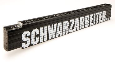 Stabila Holz-Gliedermaßstab Type 707 P Schwarzarbeiter, 2 m