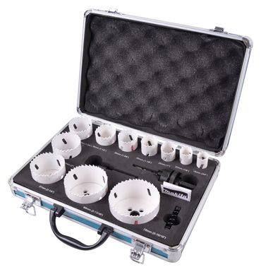 Makita Lochsägen-Set HSS-BiM, Sanitär 14-teilig, D-47298