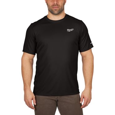 Milwaukee Funktions-T-Shirt schwarz mit UV-Schutz WWSSBL-S