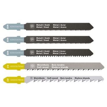 Fein Stichsägeblatt Starter Set, 5-teilig