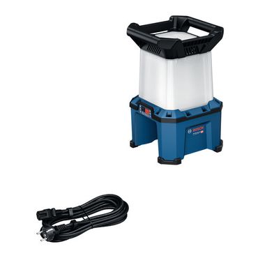 Bosch Akku-Bauleuchte GLA 18VH-7500 + Kaltgerätekabel ohne Akku und Ladekabel