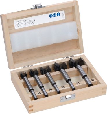Bosch EXPERT Laminated Wood Scharnierlochbohrersatz, 15; 20; 25; 30; 35 × 60 × 90 mm, 5-tlg.