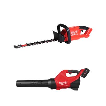 [Paket] Milwaukee M18 FUEL Akku-Gebläse M18 FBLG3-802, 2x 8,0 Ah FORGE und Lader + Akku-Heckenschere 45 cm M18FHET45-0
