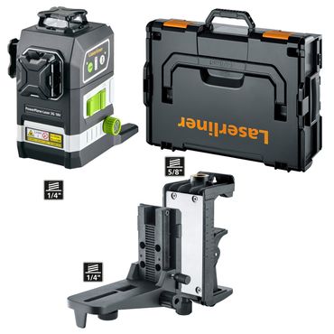 Laserliner 3x360° PowerPlane-Laser 3G Multi-18V ohne Akku, Ladegerät und PowerAdapter)