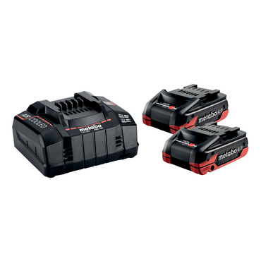 Metabo Akku Basis-Set: 2 x LiHDX 4.0 Ah + Ladegerät ASC 145