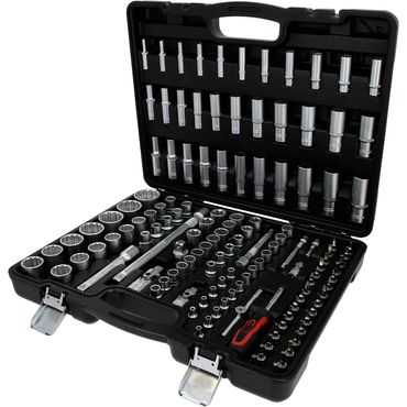 KS Tools Steckschlüssel-Satz, 1/4"+3/8"+1/2"  133-tlg im Koffer