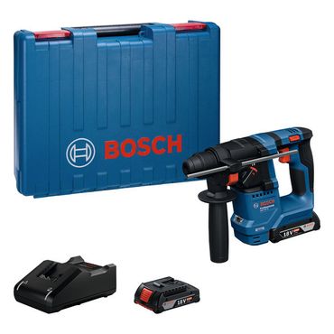 Bosch Akku-Bohrhammer GBH 18V-18 SDS plus, 18V, 2x 2.0 Ah im Handwerkerkoffer